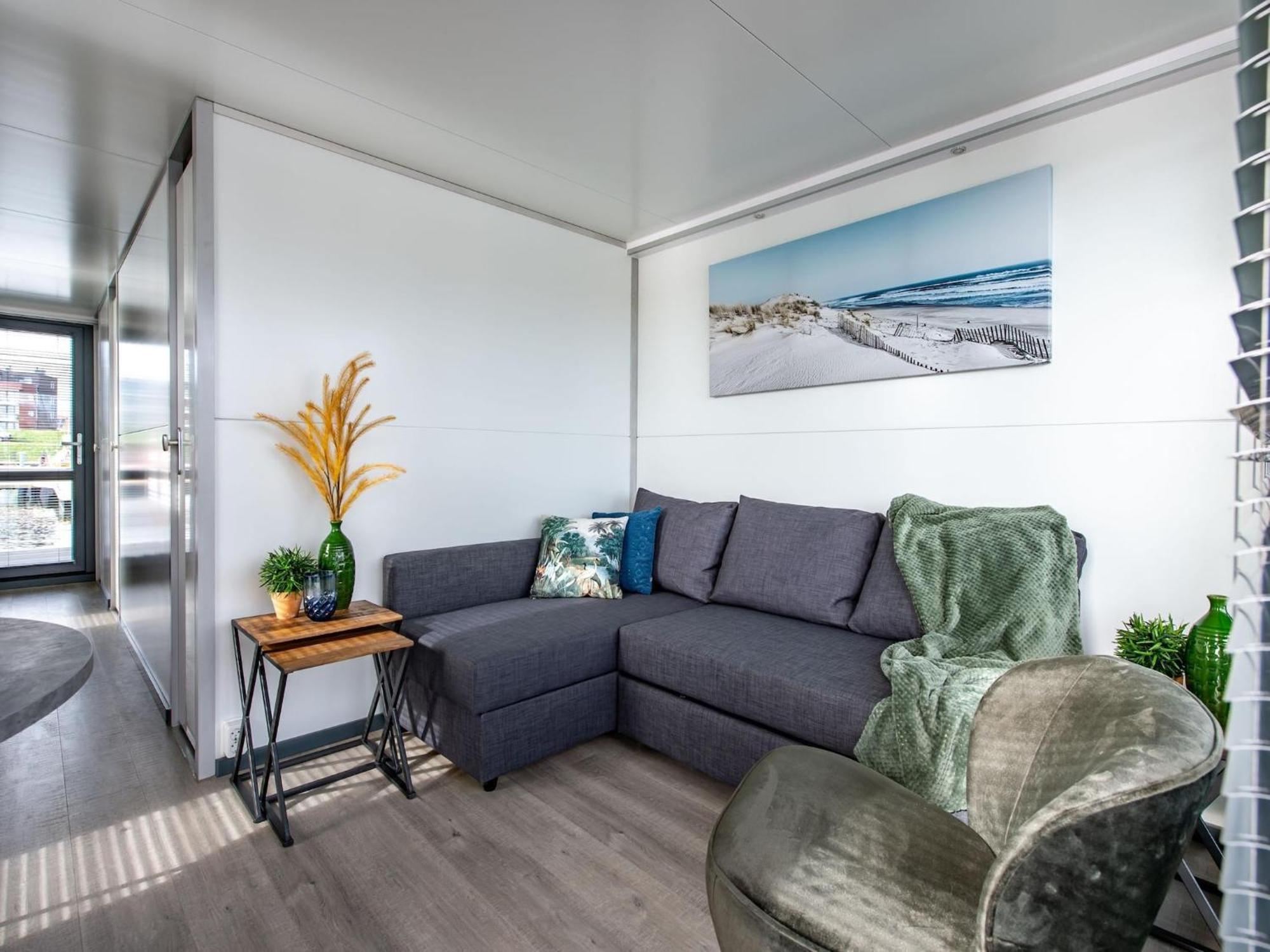 Waterlodge Blue Lagoon On A Jetty For 4 People Kamperland Exteriér fotografie
